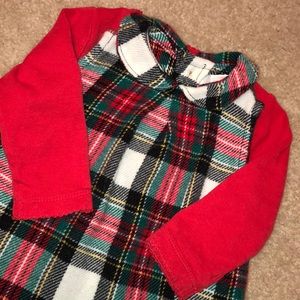 Infant Girl Carter’s Plaid Dress Set